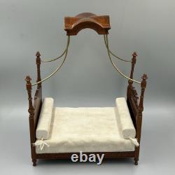 Dolls House 112 Louis XV Double Canopy Bed JBM Miniatures Read Description