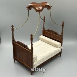 Dolls House 112 Louis XV Double Canopy Bed JBM Miniatures Read Description
