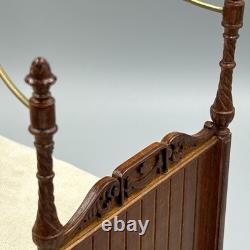 Dolls House 112 Louis XV Double Canopy Bed JBM Miniatures Read Description