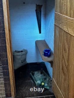 Dolls House 112 miniature diorama terraced yard room box