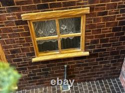 Dolls House 112 miniature diorama terraced yard room box