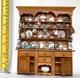 Dolls House 12th Scale Pine Dresser With China + More By Artisan, Rosalind Mercy