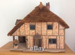 Dolls House 12th Thatched Large Cottage by Little Homes Of England Graham Wood