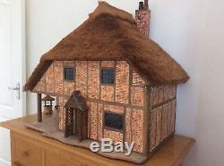 Dolls House 12th Thatched Large Cottage by Little Homes Of England Graham Wood