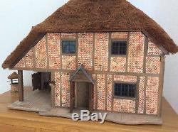 Dolls House 12th Thatched Large Cottage by Little Homes Of England Graham Wood