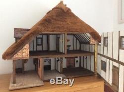 Dolls House 12th Thatched Large Cottage by Little Homes Of England Graham Wood