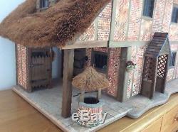 Dolls House 12th Thatched Large Cottage by Little Homes Of England Graham Wood