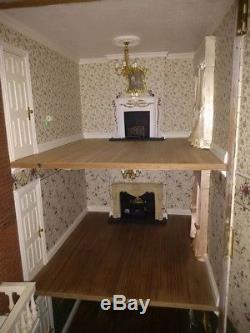 Dolls House, 15 rooms, custom made by lectromatic, original cost £5000