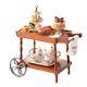 Dolls House Afternoon Tea Cart Serving Trolley Miniature Reutter Furniture