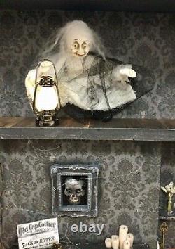 Dolls House Antique Clock Case Victorian 1900 Spooky Diorama Ghost