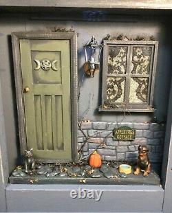 Dolls House Antique Clock Case Victorian 1900 Spooky Diorama Ghost