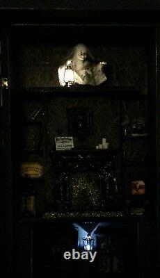 Dolls House Antique Clock Case Victorian 1900 Spooky Diorama Ghost