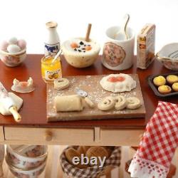 Dolls House Baking in Progress Table Miniature Reutter Kitchen Cafe Furniture