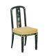 Dolls House Black & Gold Hand Painted Chinoise Desk Chair Jbm Study Furniture