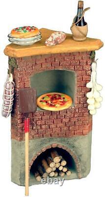 Dolls House Brick Pizza Oven & Accessories Reutter Miniature Kitchen Furniture