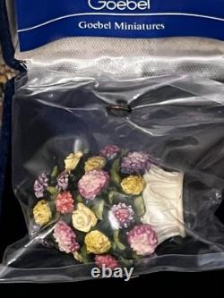 Dolls House Bronze Olszewski Goebel Miniatures Ornament Floral Display NIB