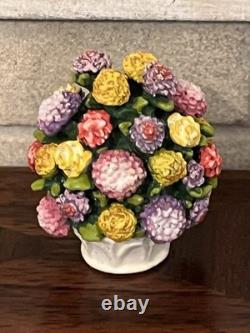 Dolls House Bronze Olszewski Goebel Miniatures Ornament Floral Display NIB