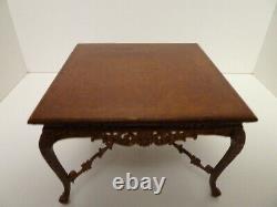 Dolls House Buffet Table Walnut Miniature 112th Scale Lounge Furniture