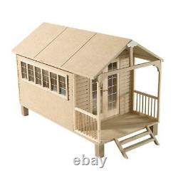 Dolls House Chalet Summer House Flat Pack MDF For 112 Scale Miniatures