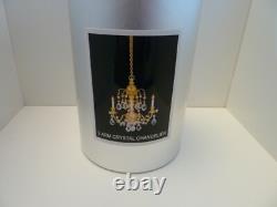 Dolls House Chandelier 3 Arm Crystal Pieces 12V Electrics Miniature 112th Scale