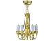 Dolls House Chandelier 5 Up Arm Ceiling Light Battery Miniature 112 Scale (jms)