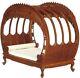 Dolls House Chippendale Double Bed Walnut Victorian Jbm Miniature Furniture