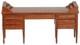 Dolls House Double Pedestal Kneehole Desk 18th C Jbm Miniature Walnut Furniture