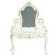Dolls House Dressing Table White W Gold Trim Handpainted Jbm Bedroom Furniture