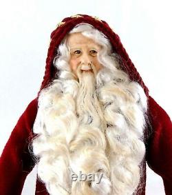 Dolls House Father Christmas Figure Santa Claus & Sack Miniature People 112