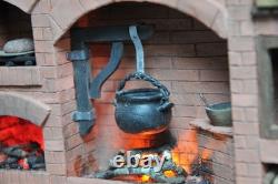 Dolls House Fireplace Handmade Red Brick Colonial Miniature Fireplace