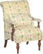 Dolls House Floral 1850 Oxford Easy Chair Jbm Miniature Living Room Furniture