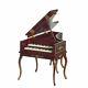 Dolls House French Baroque Mahogany Grand Piano Jbm Music Room Furniture 112