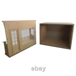Dolls House French Café or Shop Kit MDF Construction Miniature 112th Scale