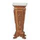 Dolls House French Empire Pedestal Walnut Plant Stand Jbm Miniature Furniture