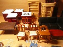 Dolls House Furniture & Accessories Bundle Huge joblot, complete set. 1/12 scale