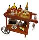 Dolls House Gentleman's Drink Cart Serving Trolley Miniature Reutter Furniture