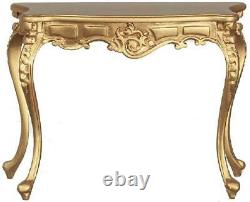 Dolls House Gold Louis XV Rococo Console Table JBM Miniature Hall Furniture 112