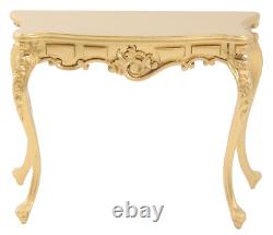 Dolls House Gold Louis XV Rococo Console Table JBM Miniature Hall Furniture 112