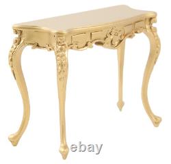 Dolls House Gold Louis XV Rococo Console Table JBM Miniature Hall Furniture 112