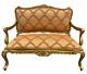 Dolls House Gold Louis Xv Rococo Gold Sofa Settee Miniature Jbm Furniture 112