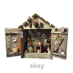 Dolls House Hunting Lodge (RP17302) 112 Scale Miniatures Reutter Miniaturen