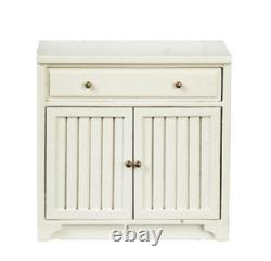 Dolls House Kitchen Base Unit Cabinet White JBM Miniature Furniture 112 Scale