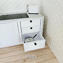 Dolls House Kitchen, Full Set with Smeg Fridge, Dining & Accessories, 112