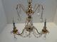 Dolls House Lighting 12v Miniature 112th Scale 3 Arm Real Crystal Chandelier