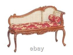 Dolls House Louis XV Fainting Couch Chaise Longue Sofa JBM Miniature Furniture