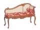 Dolls House Louis Xv Fainting Couch Chaise Longue Sofa Jbm Miniature Furniture