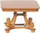 Dolls House Maple Square Top Carved Table Jbm Miniature Dining Room Furniture