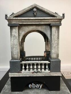Dolls House Mausoleum / Crypt with Tomb Stones Haunted, Halloween, Spooky
