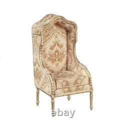Dolls House Medieval Porter's Chair Hooded Gold JBM Hall Living Room Furniture