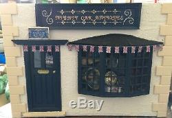 Dolls House. Mighty Oak Antiques Emporium By Mary Lawrence Hand Made OOAK